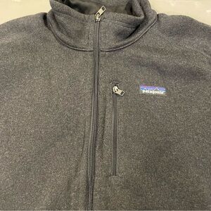 Patagonia Black Full Zip Fleece Jacket XL Outdoor Classic